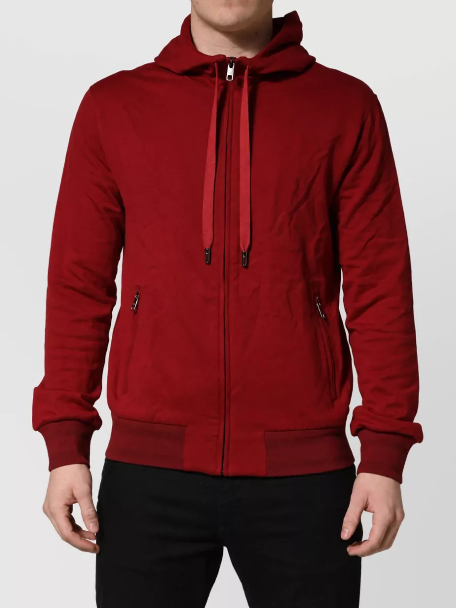 Dolce&Gabbana cotton zip-up hoodie