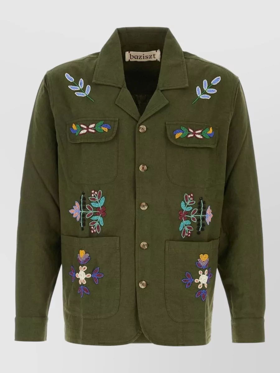Baziszt cotton shirt jacket