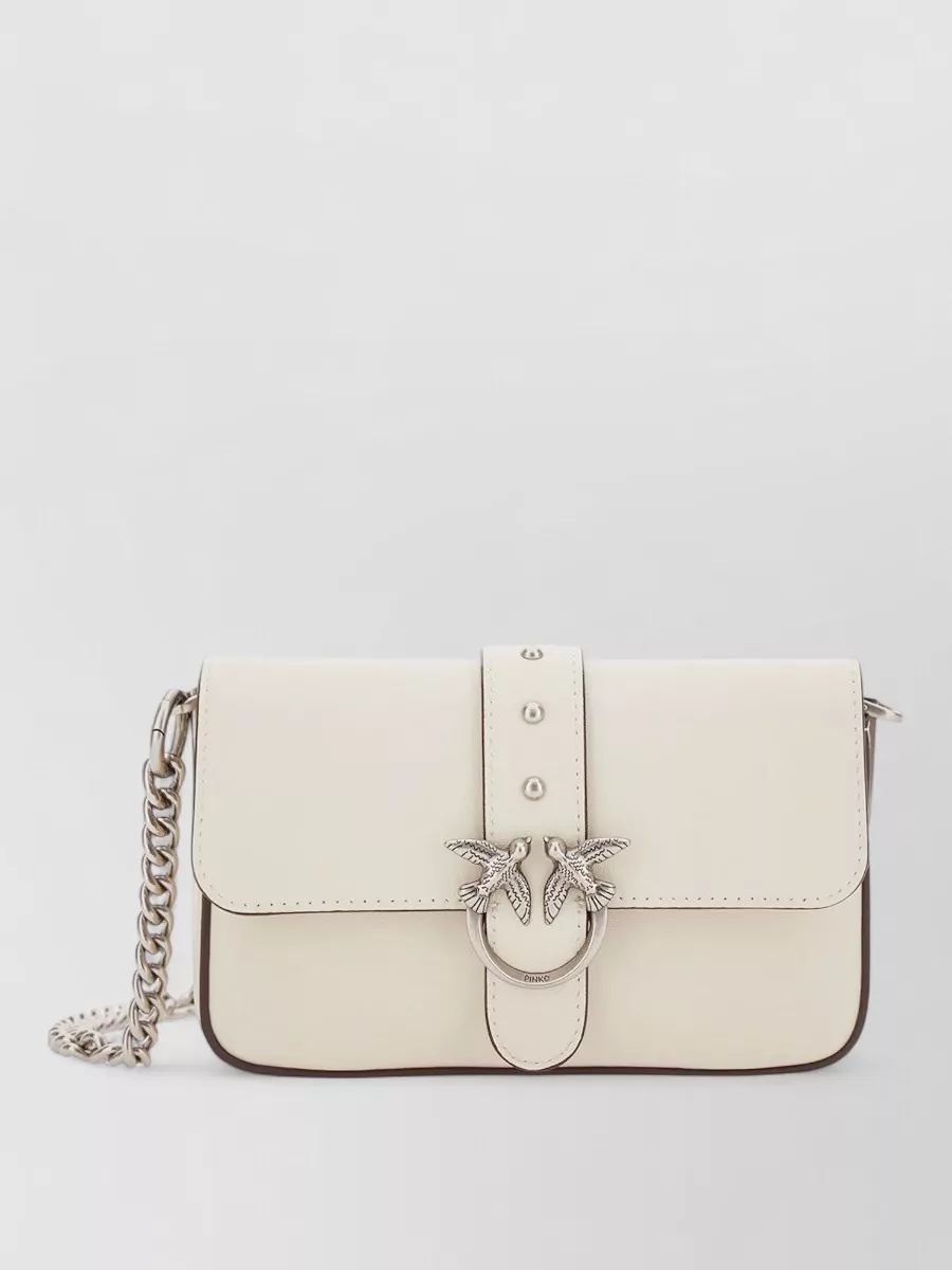 Pinko Love Bag Baby Small Leather Shoulder Bag