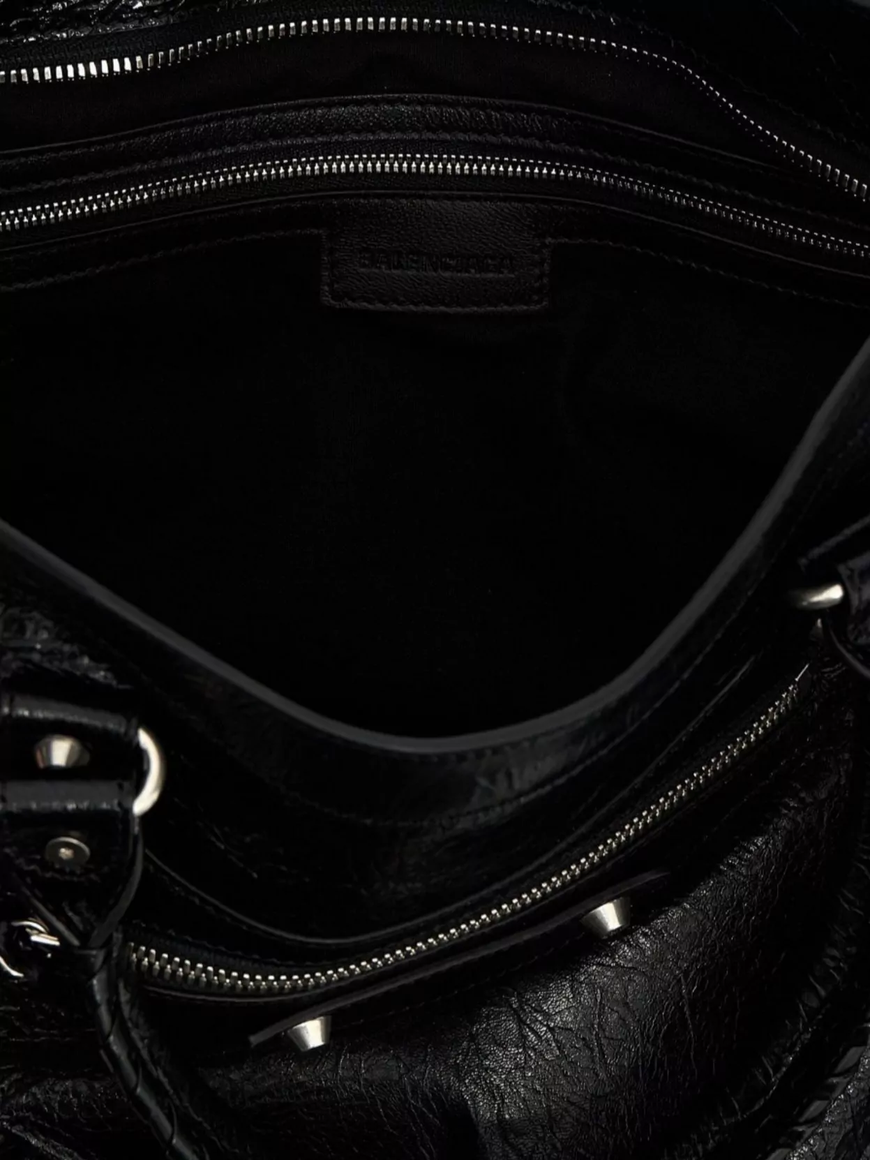 Balenciaga Leather Shoulder Bag Detachable Strap