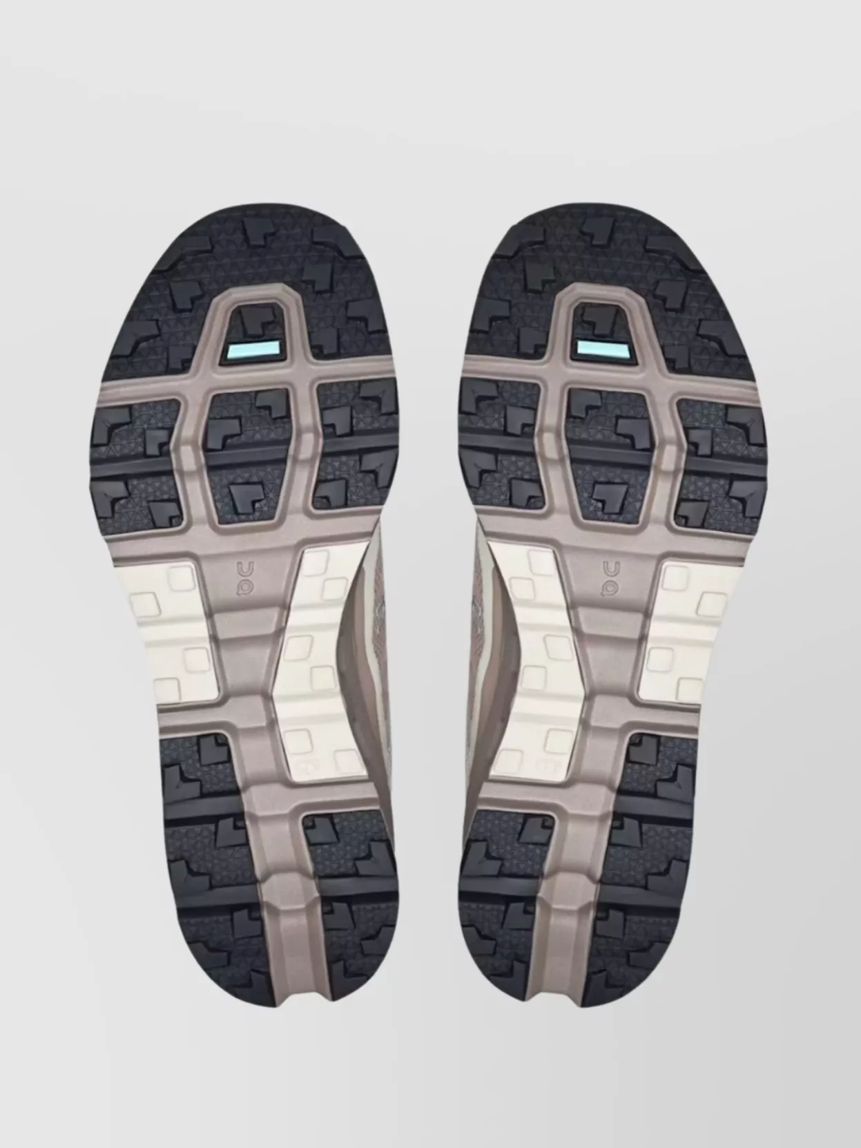 On Chunky Sole Mesh Panelled Rubber Sneakers