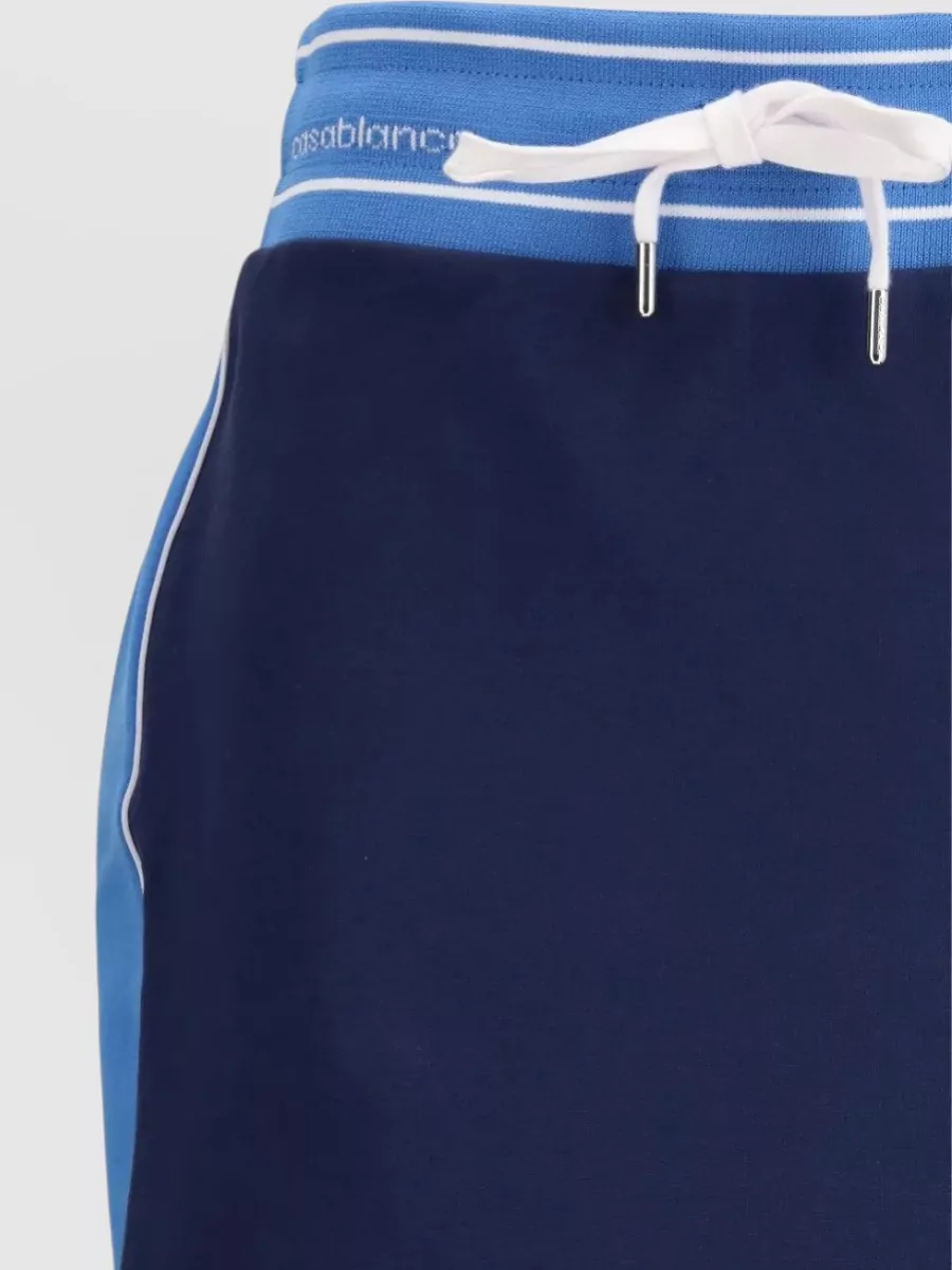 Casablanca Paneled Cotton Mini Skirt