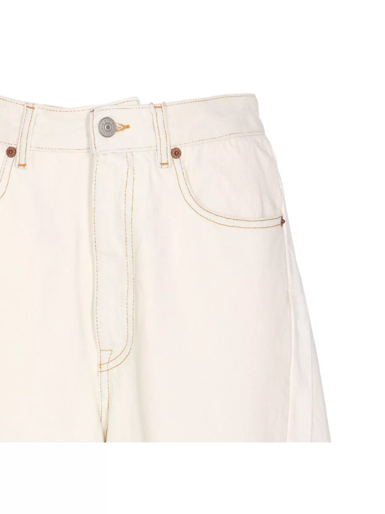 Mm6 Maison Margiela Loose fit denim jeans with cut out | The