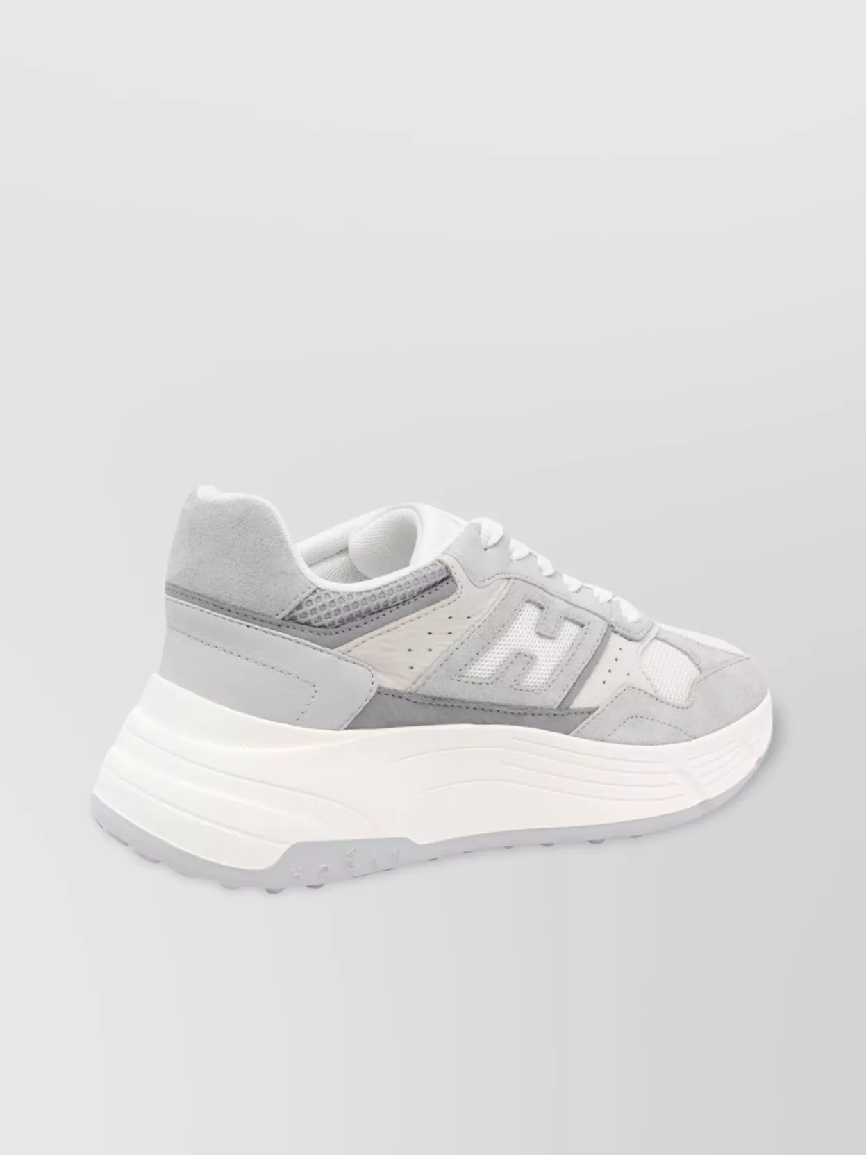 Hogan Low Top Sneakers With Suede And Leather