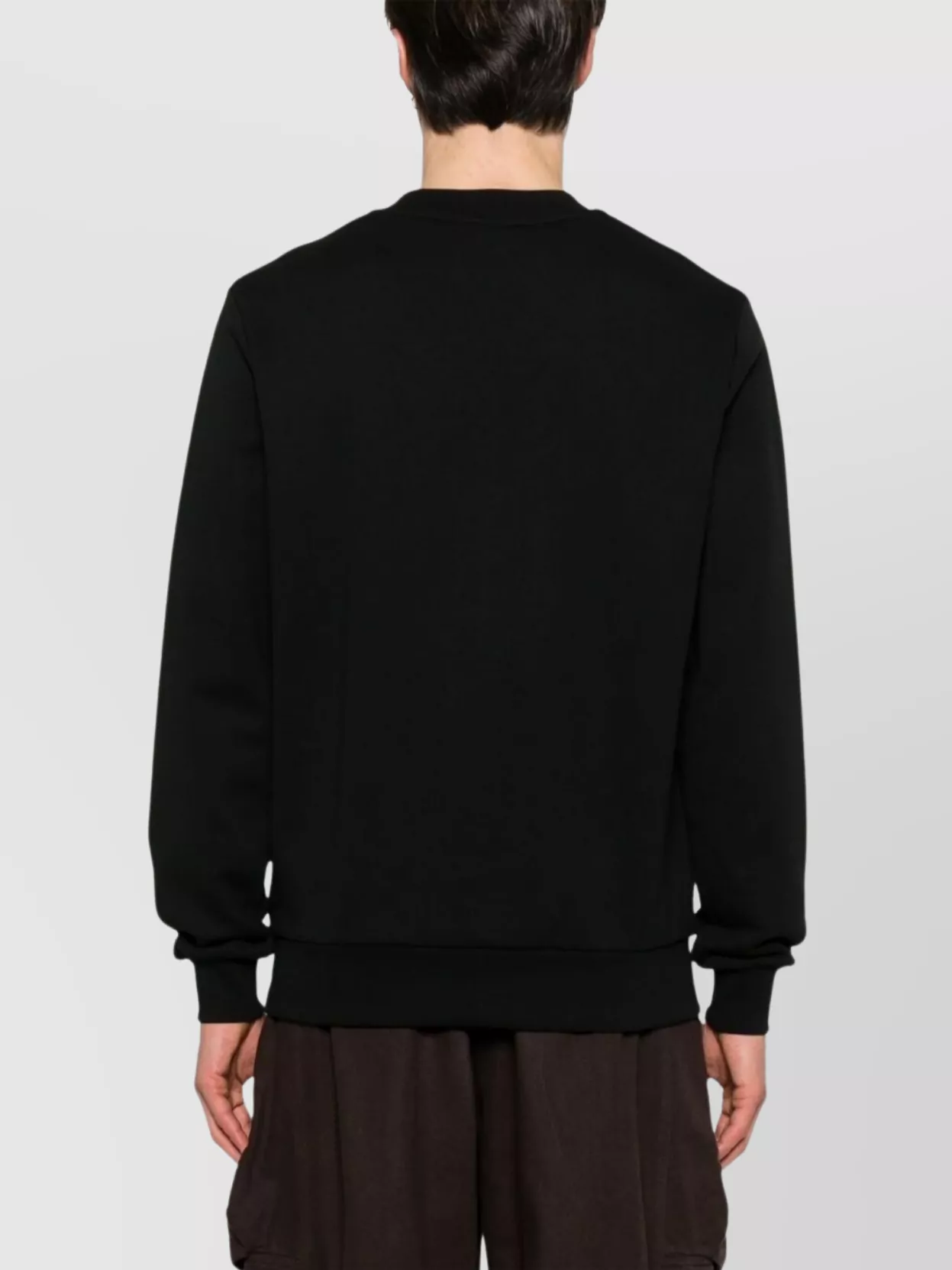 Lacoste Ribbed Cuffs And Hem Sweater