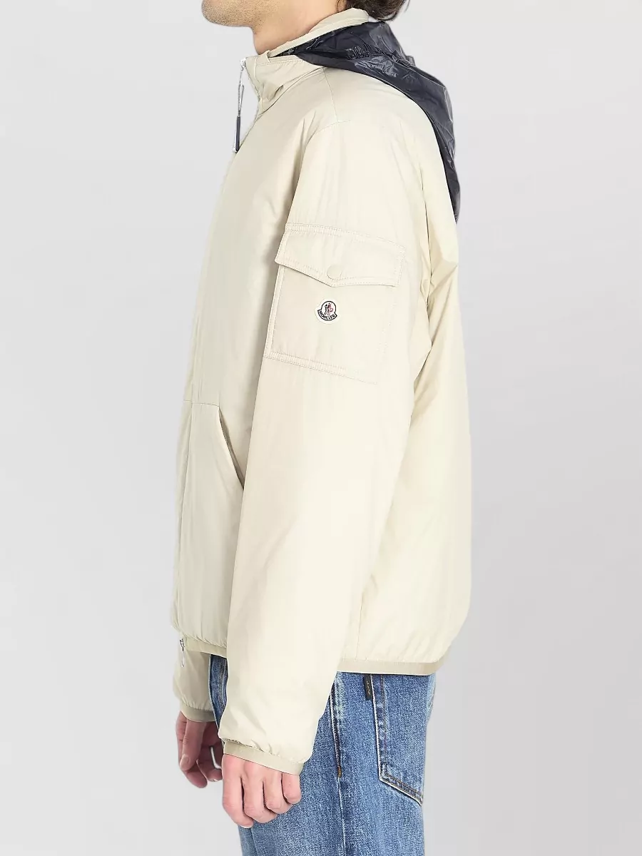 Moncler down padded hooded jacket
