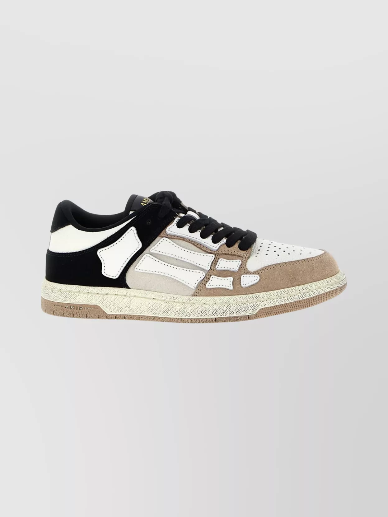 Amiri Low Top Distressed Skeleton Sneakers