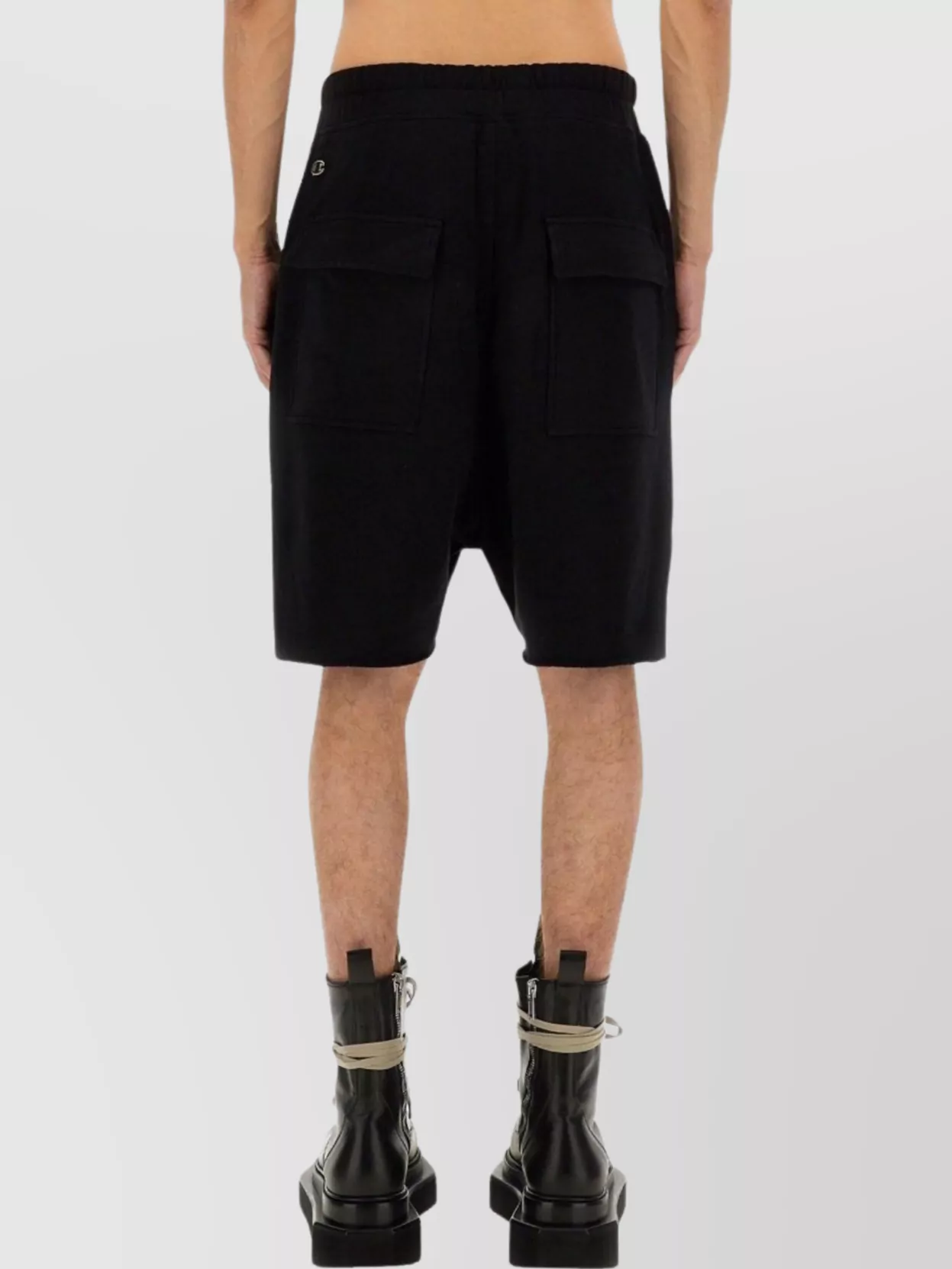 Rick Owens Beveled Knee Length Shorts