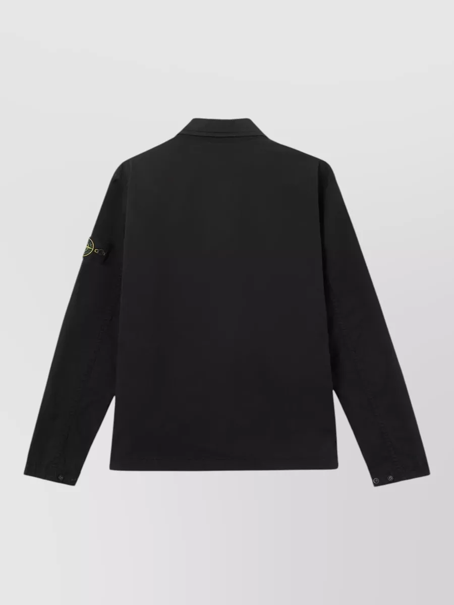 Stone Island Stretch Cotton Shirt Jacket