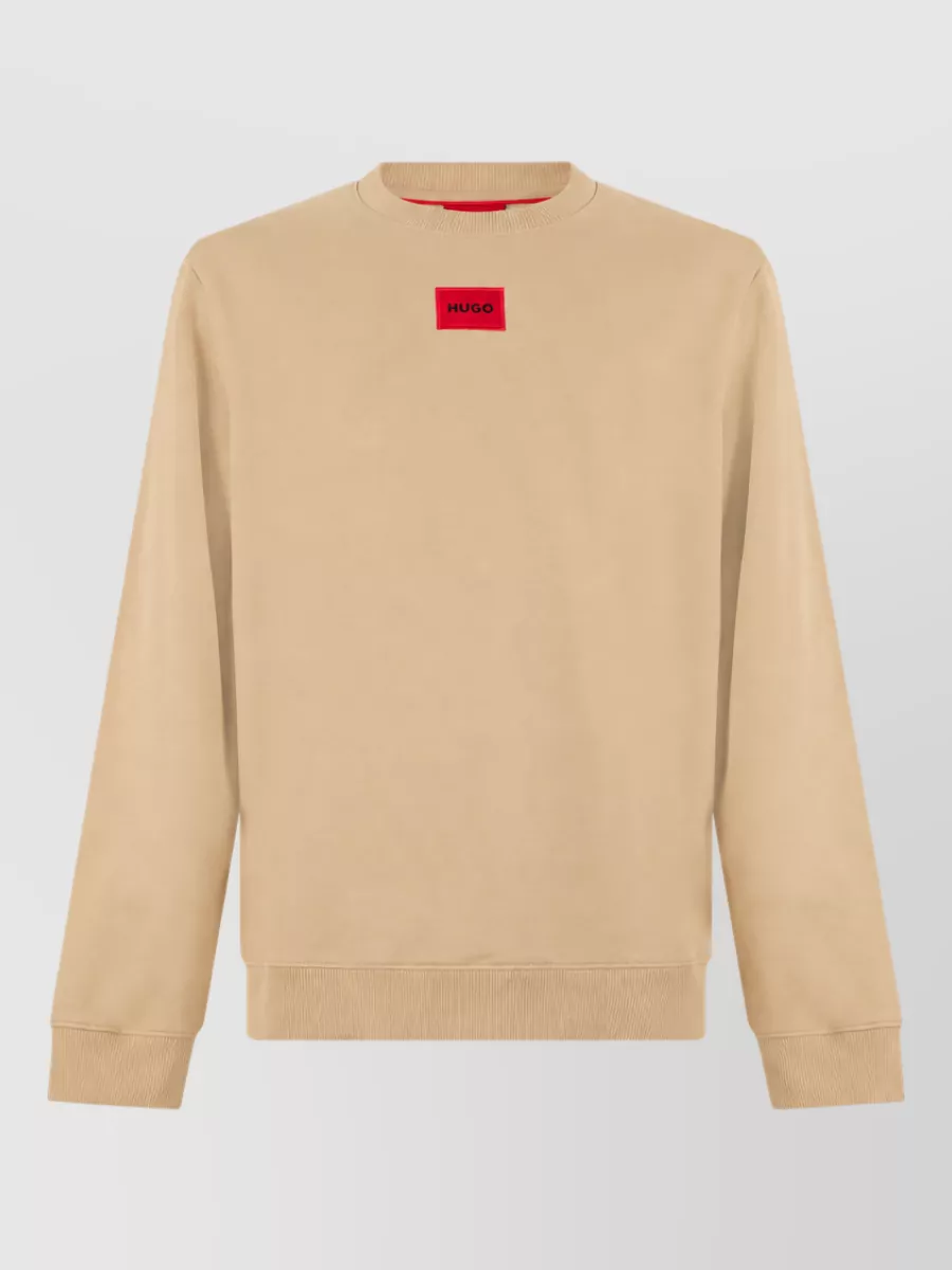 Boss cotton crew neck sweatshirt