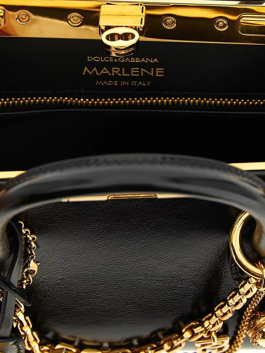 Dolce&Gabbana Marlene Mini Leather Shoulder Bag