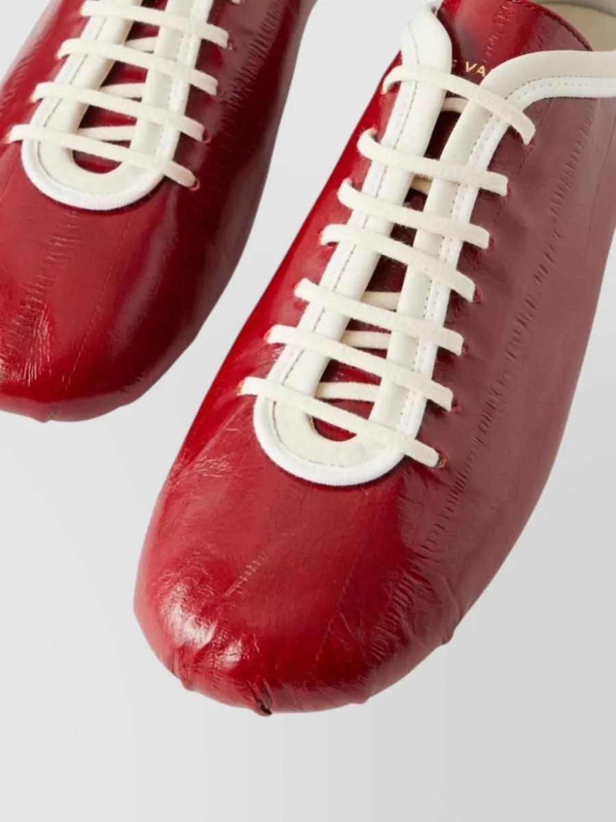 Dries Van Noten Leather Lace-Up Shoes