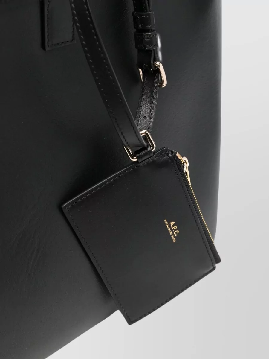 A.p.c. Drummer Leather Shoulder Bag