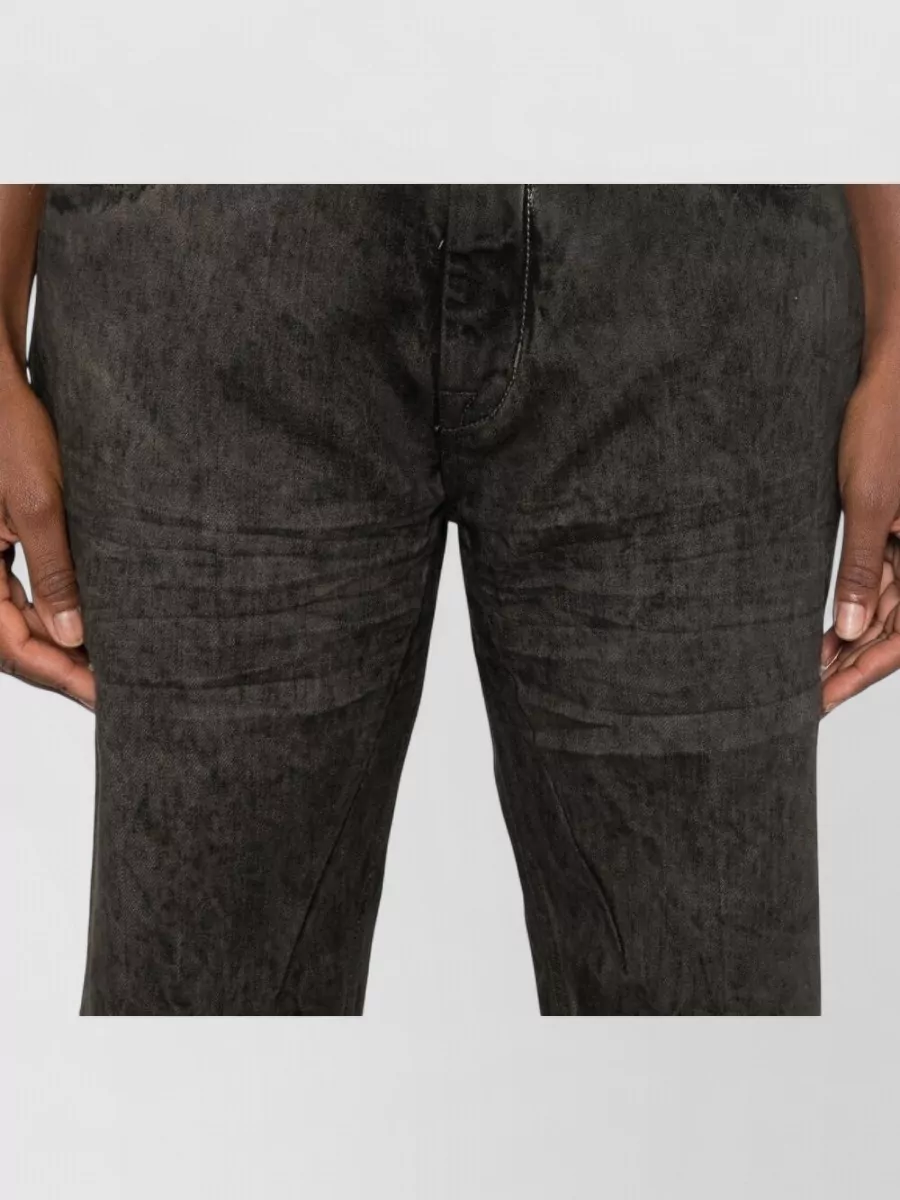 Rick Owens Denim Slim Bermuda Shorts