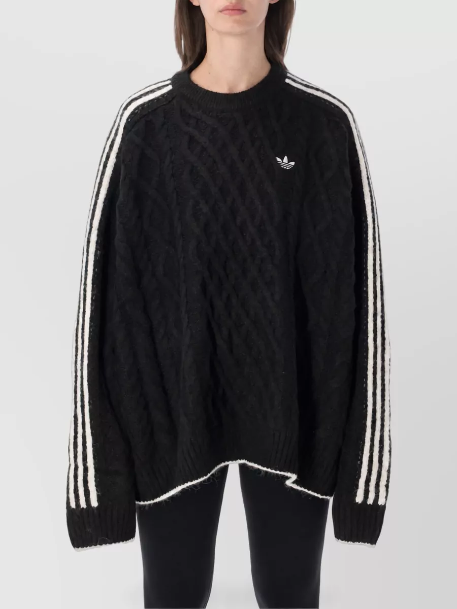 Adidas Originals Oversized cable-knit sweater