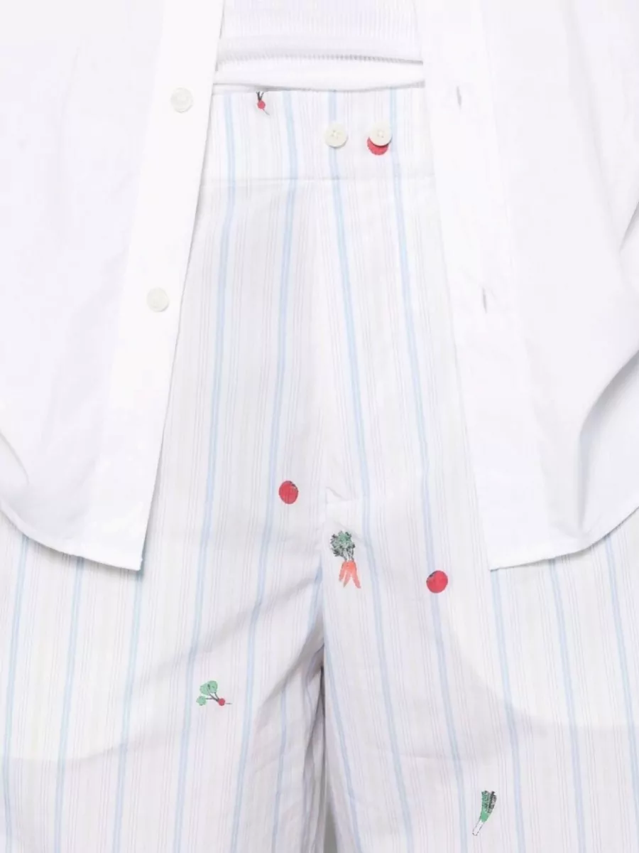 Jacquemus Striped Chino Shorts