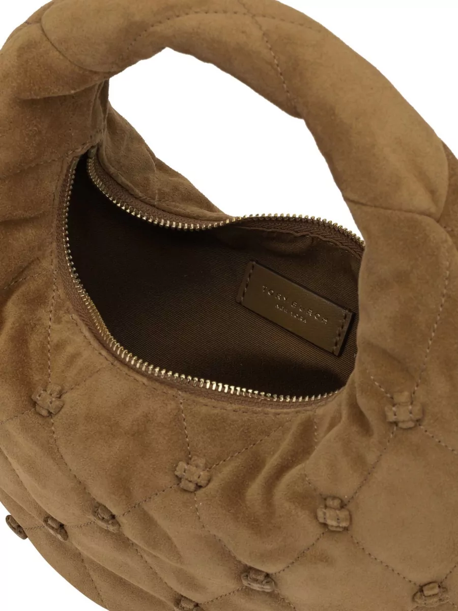 Tory Burch Small Suede Shoulder Bag