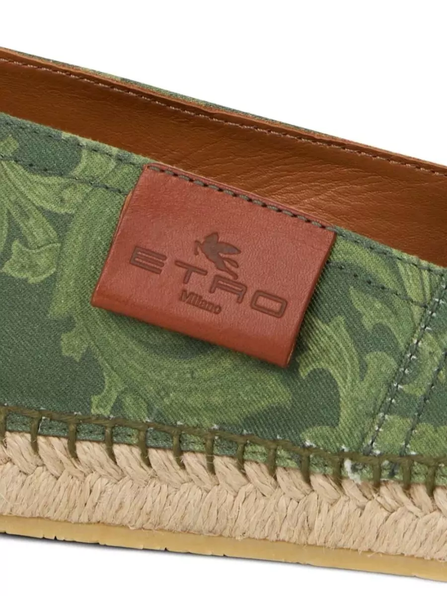 Etro Paisley Cotton Espadrilles