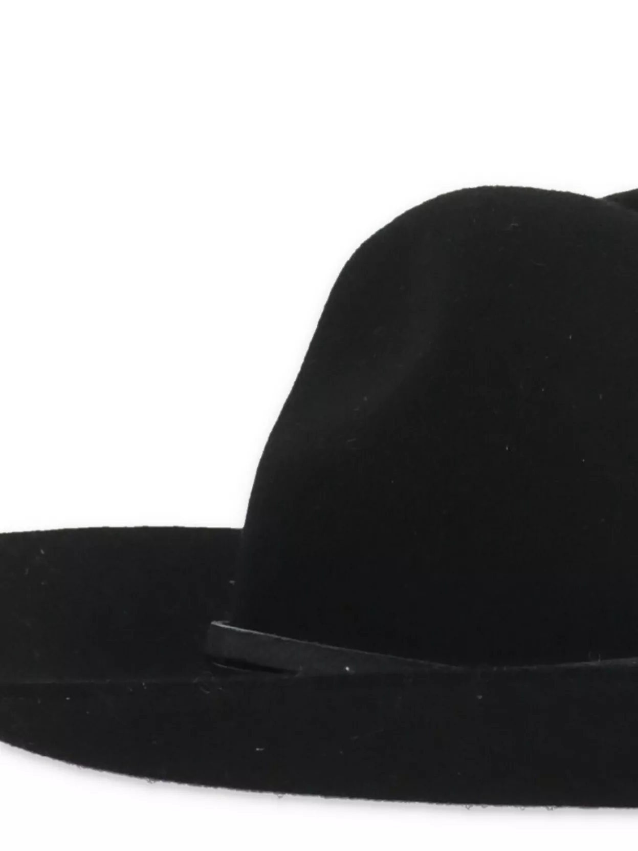 Golden Goose Fedora Hat With Wide Brim And Leather Belt