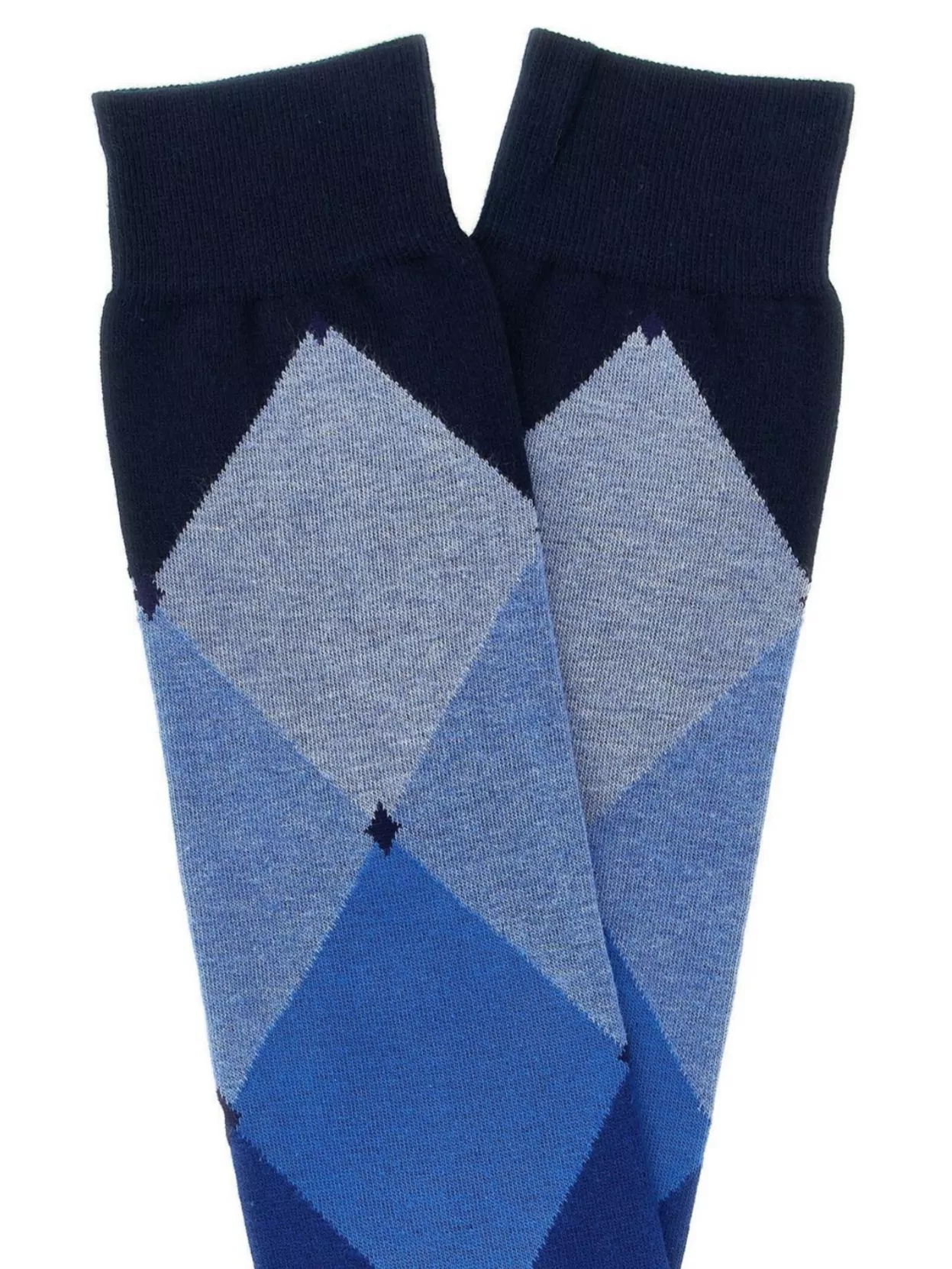 Ballantyne Knee-High Argyle Pattern Diamond Socks