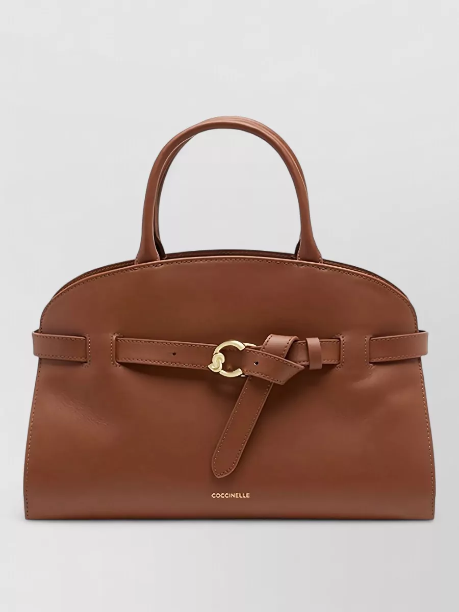 Coccinelle Calf Leather Medium Tote Bag