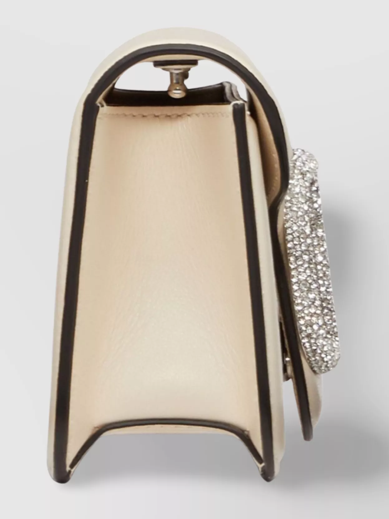 Valentino Garavani Small Leather Shoulder Bag With Swarovski Crystal