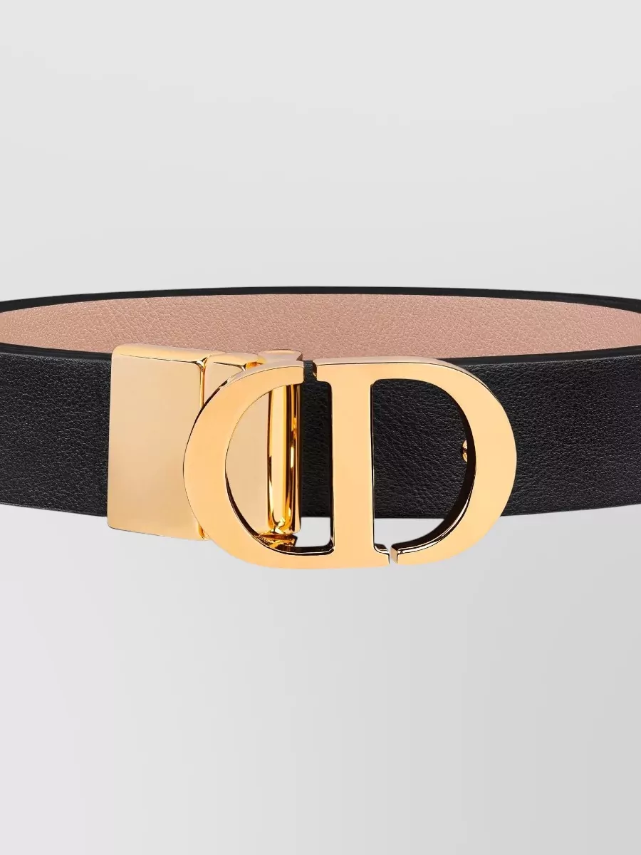 Christian Dior Signature Belt Reversible Design Adjustable Length