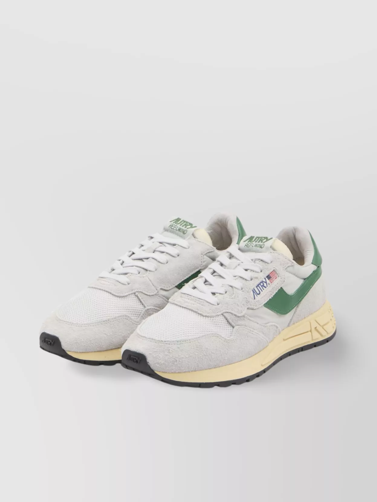 Autry Low Top Sneakers Leather Inserts In White