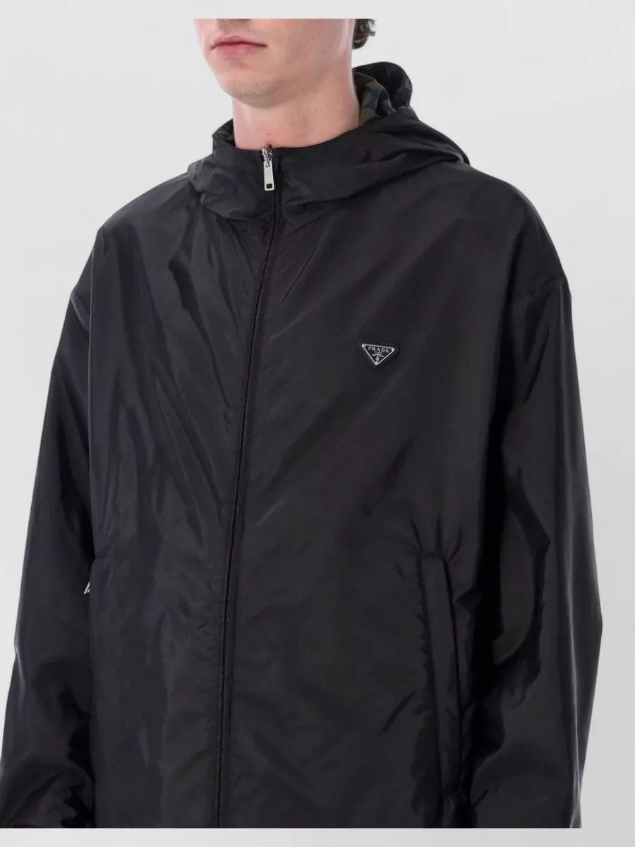 Prada Reversible Hooded Raincoat