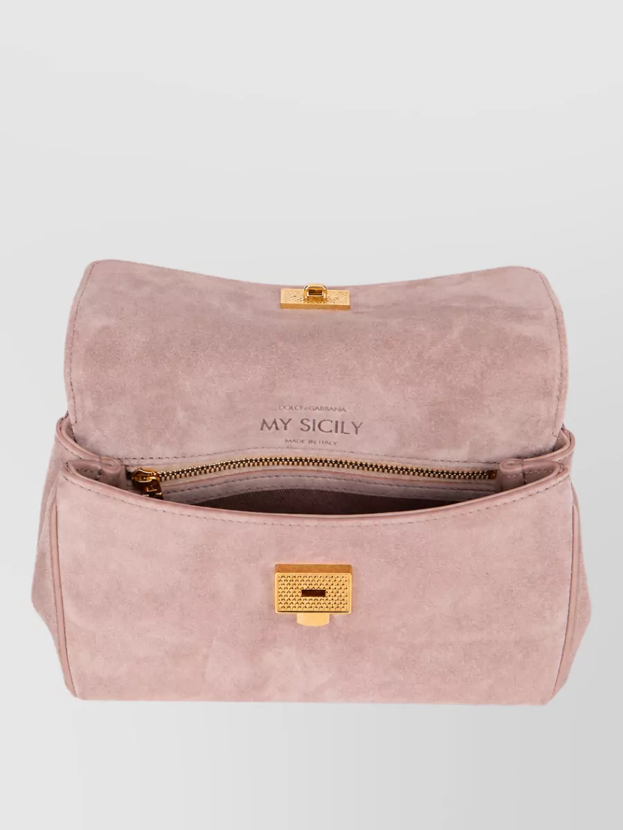 Dolce&Gabbana My Sicily Medium Leather Shoulder Bag