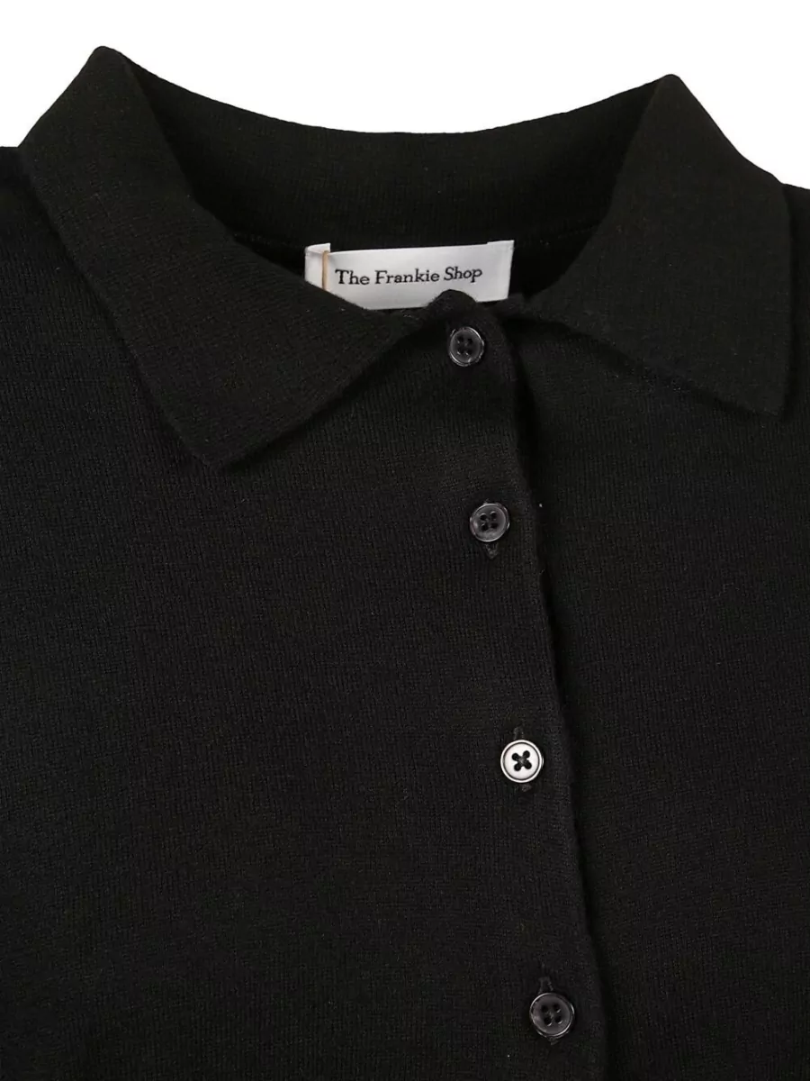 The Frankie Shop Wool-Blend Polo Jumper