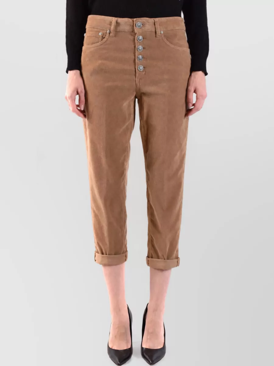 Dondup Striped Cropped Trousers