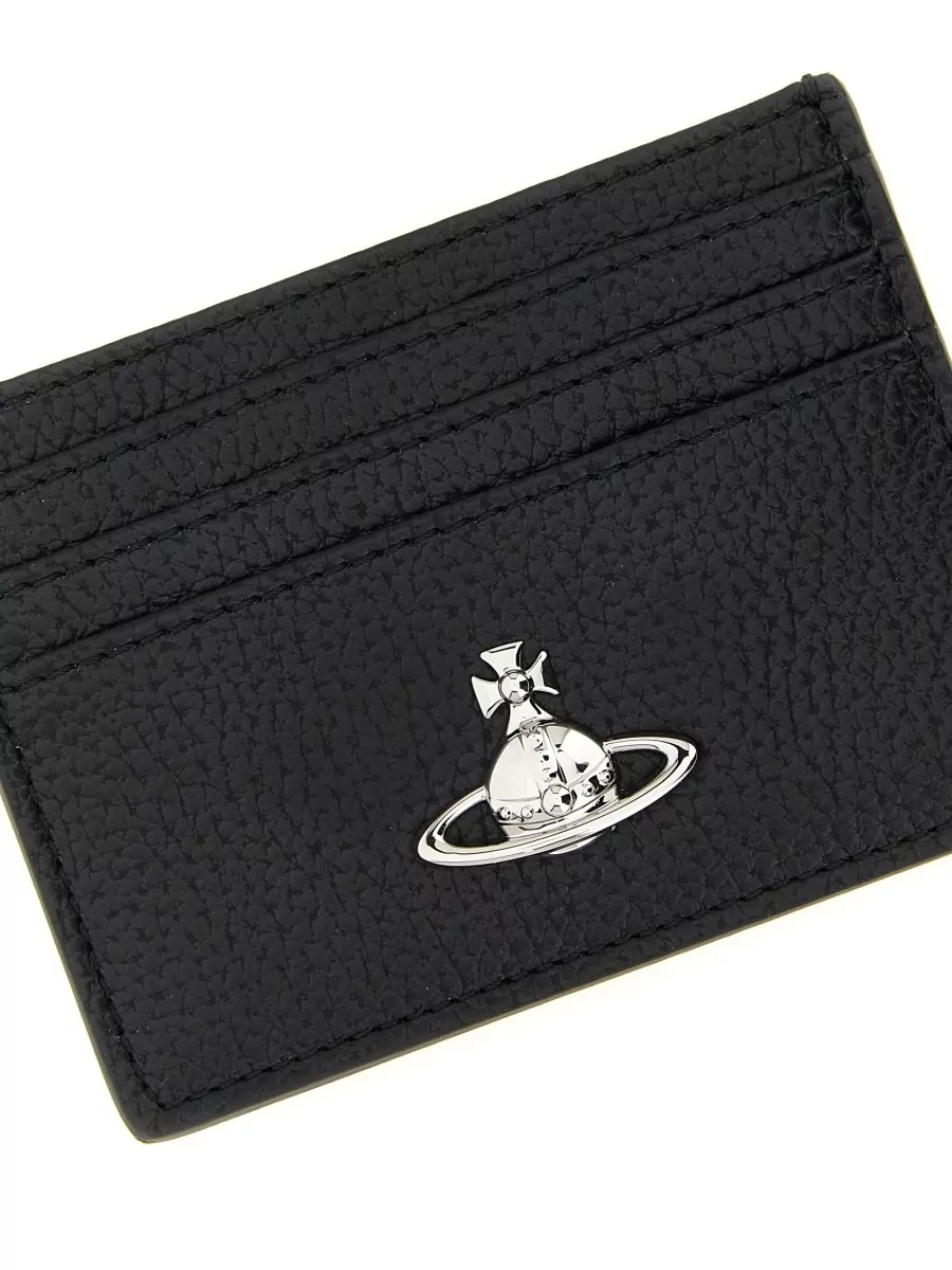 Vivienne Westwood Orb Logo Small Leather Card Holder
