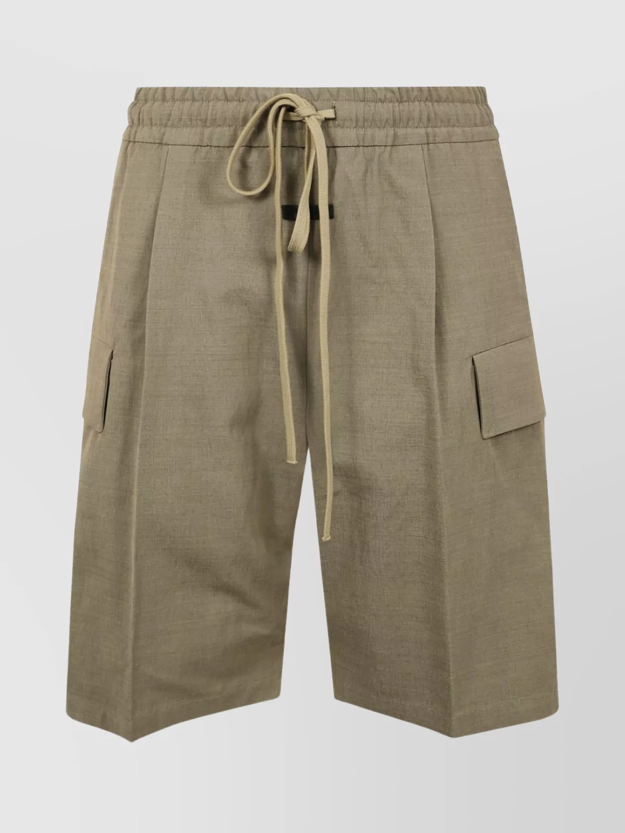 Fear Of God Functional Cargo Pocket Knee Length Shorts In Green