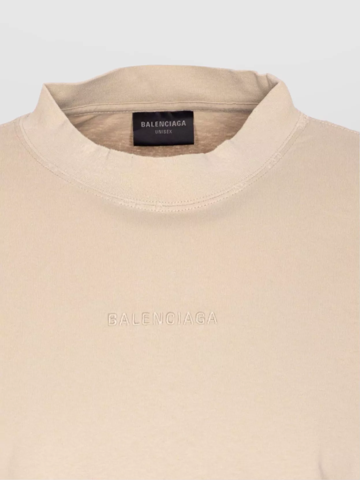 Balenciaga Crewneck T-Shirt Distressed Effect