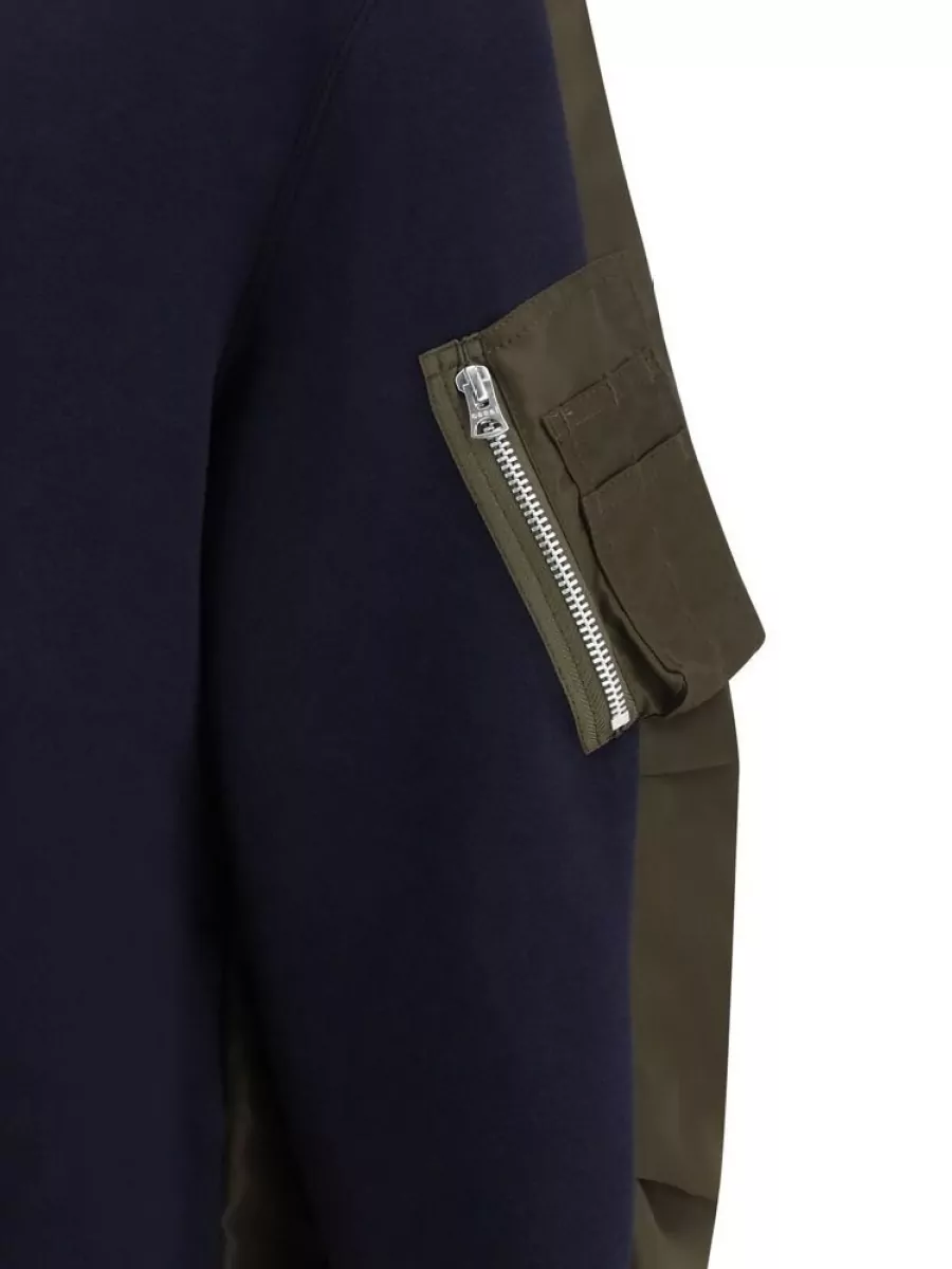 Sacai Cotton Nylon Sweatshirt