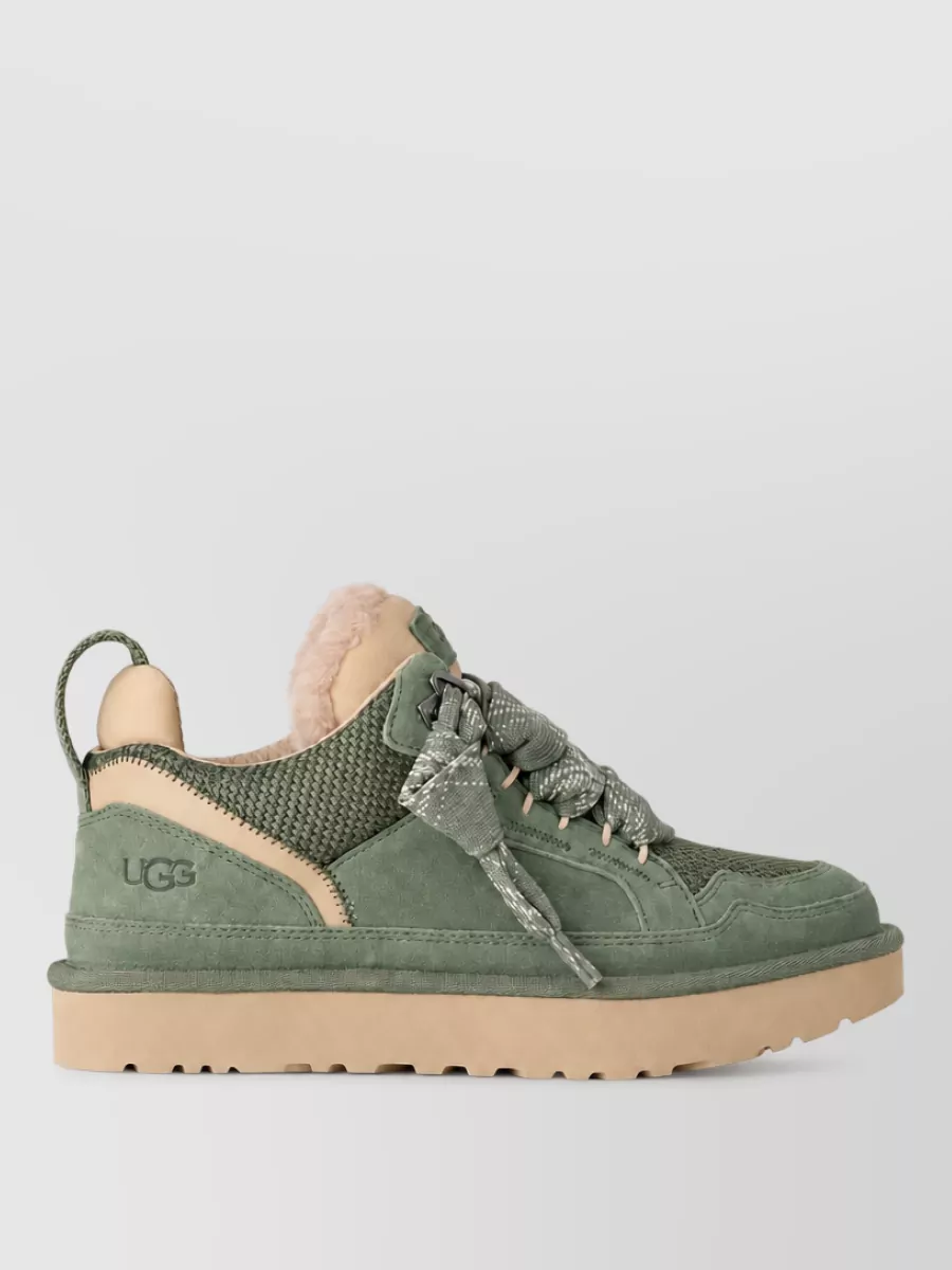 Ugg Leather Lace-Up Shoes