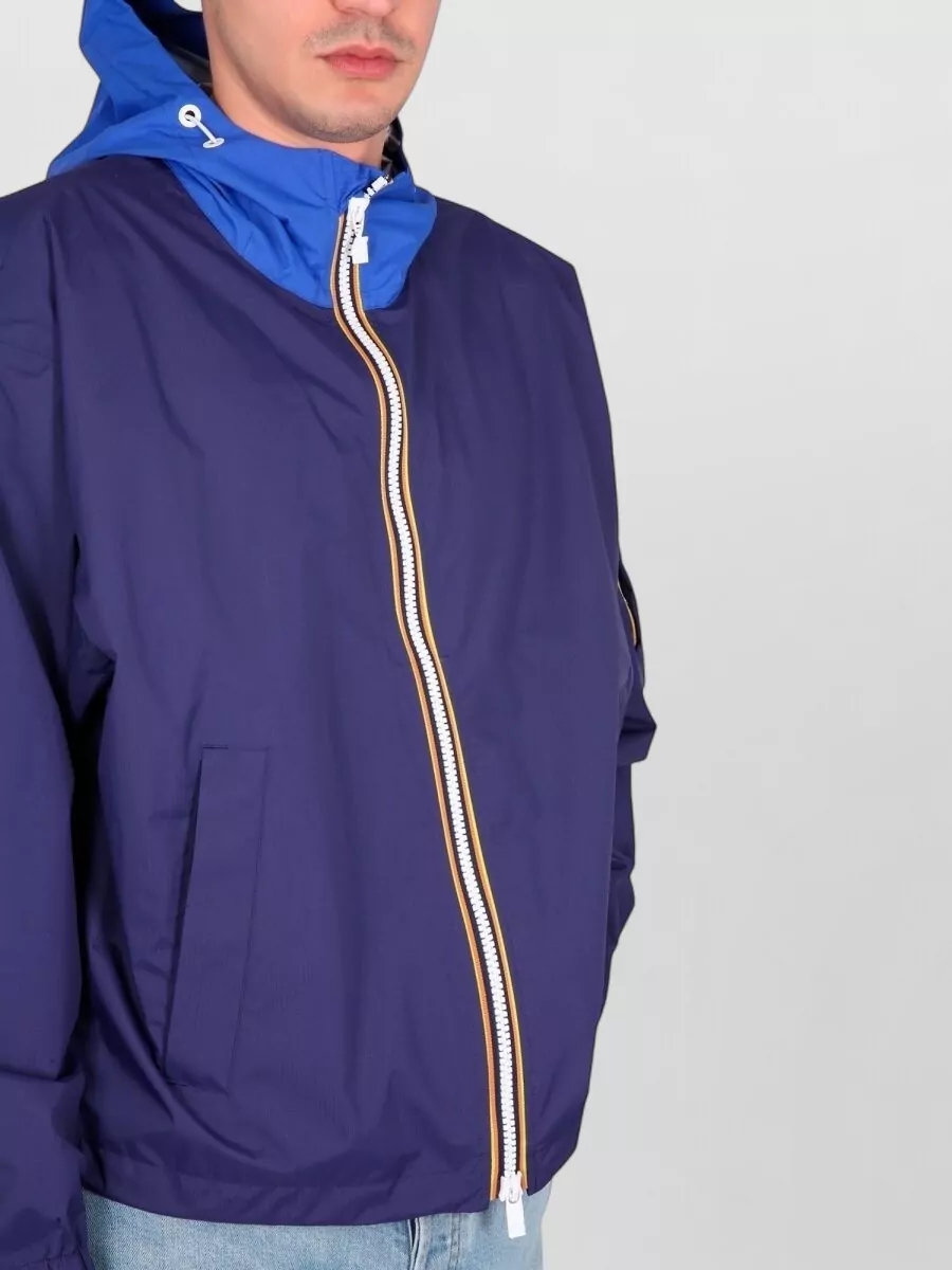K-Way Hooded Bomber Jacket