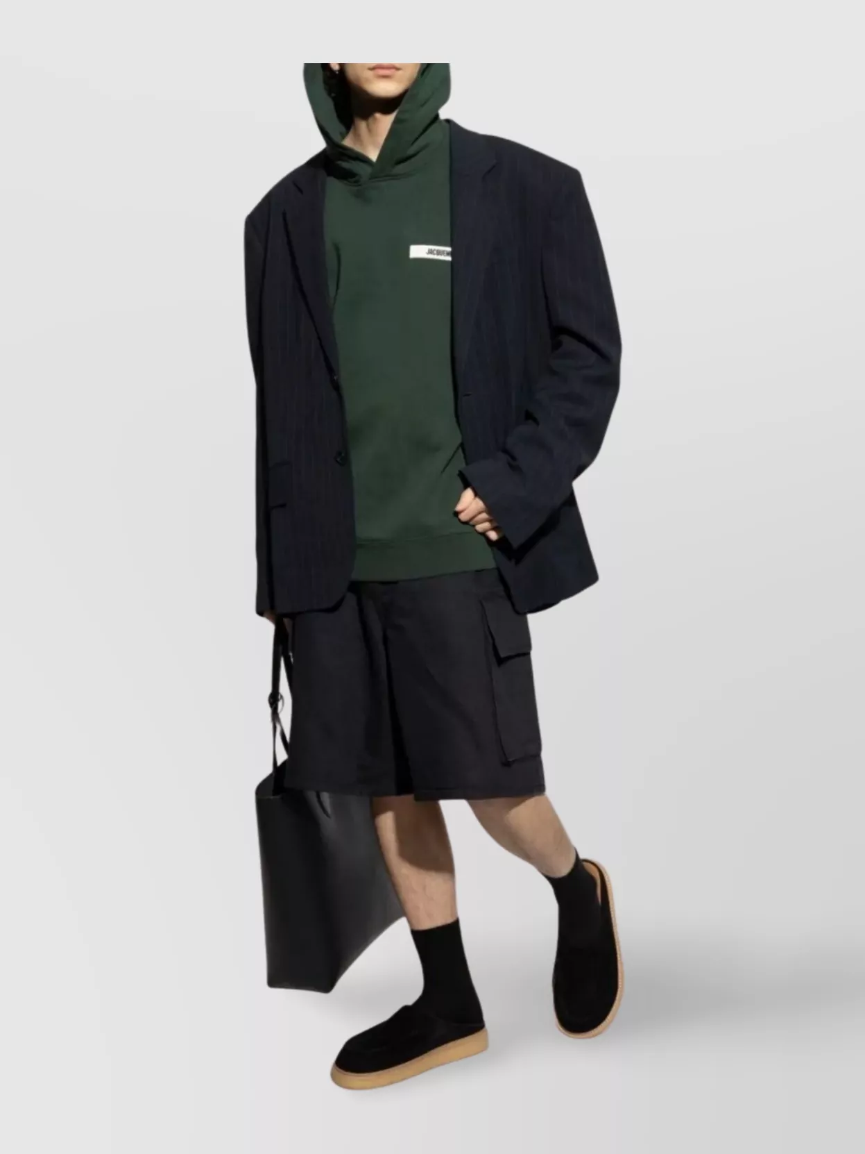 Jacquemus Ribbed Trim Hooded Sweater