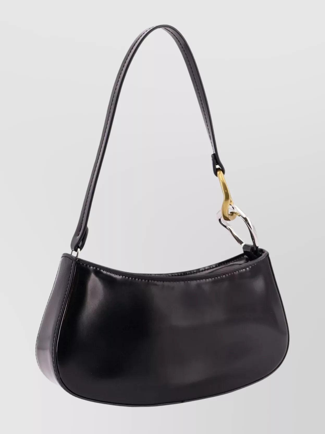 Staud Curved Shoulder Bag Metal Hardware