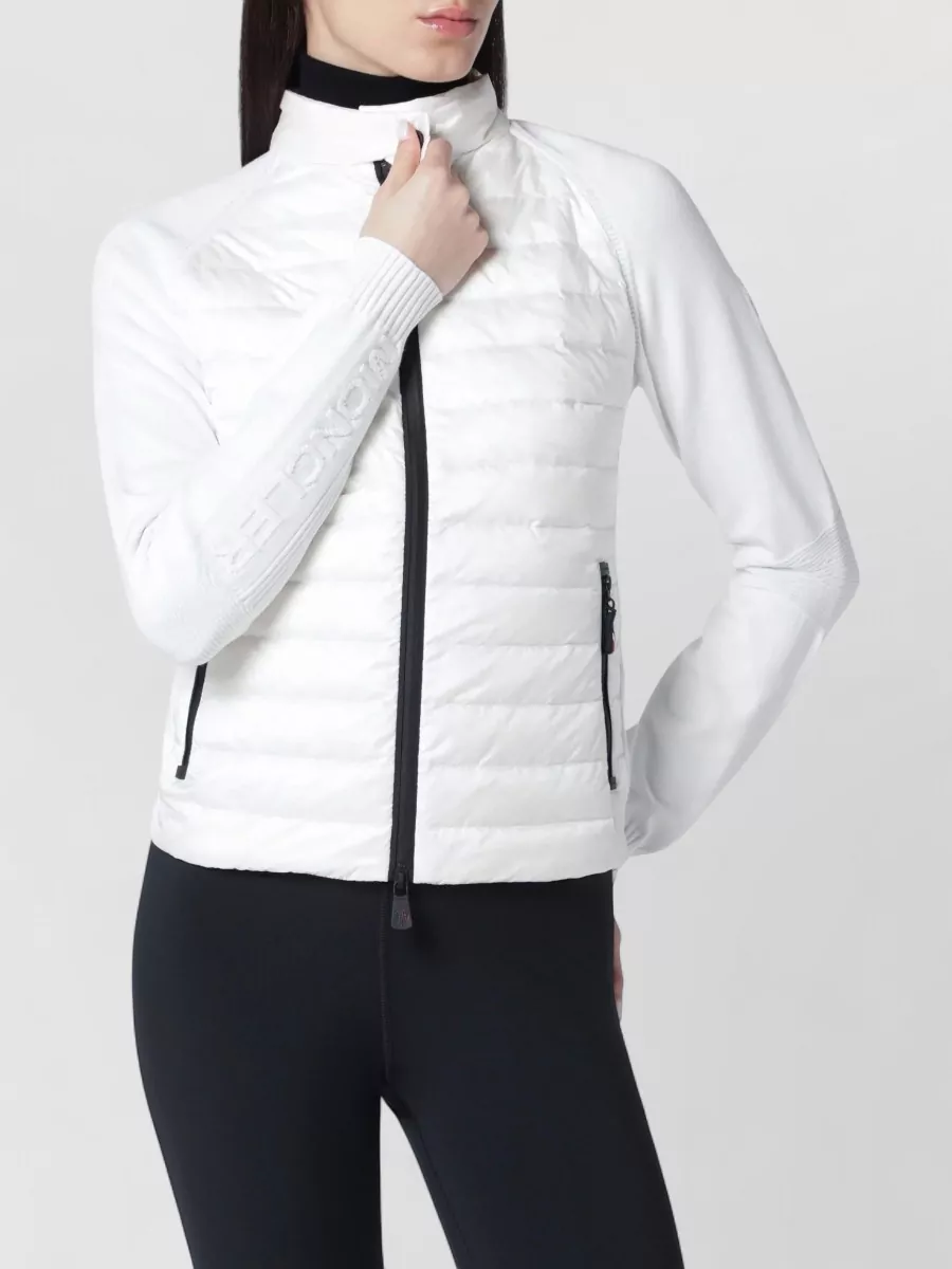 Moncler Grenoble Tech fabric regular-fit zip-up cardigan