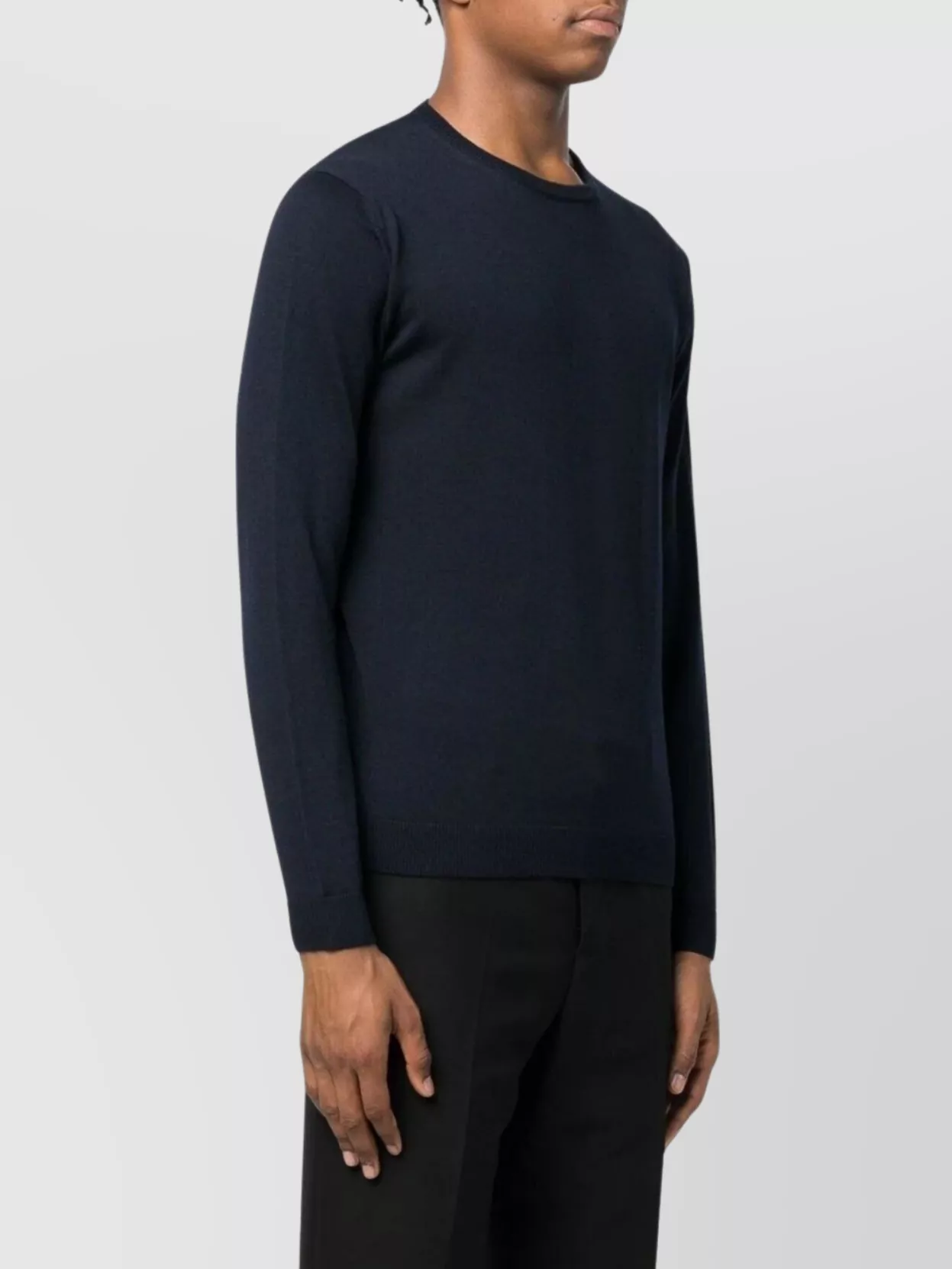 Roberto Collina Ribbed Crewneck Knitwear With Long Sleeves