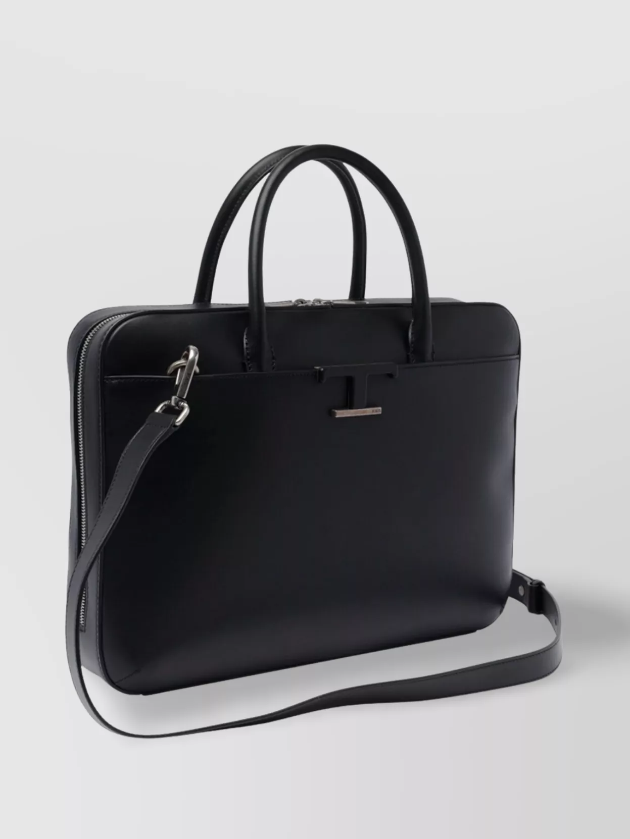 Tod's Medium Briefcase With External Magnetic Pockets