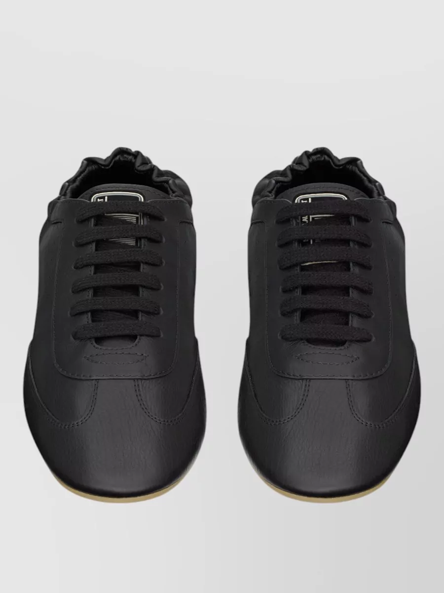 Saint Laurent Lewis Sneakers Perforated Detail Elasticated Heel Sole