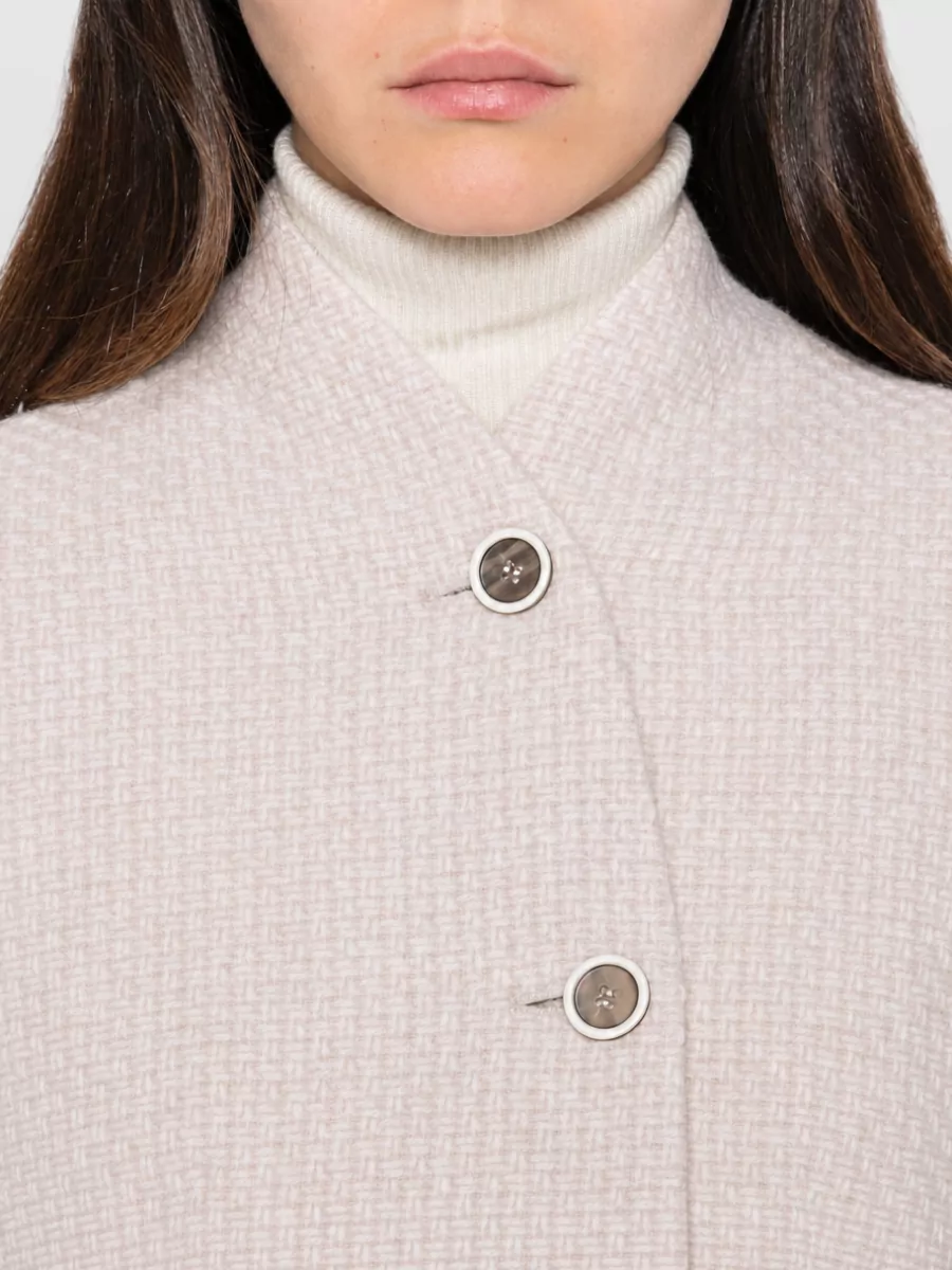 Emporio Armani Wool Single Breasted Coat