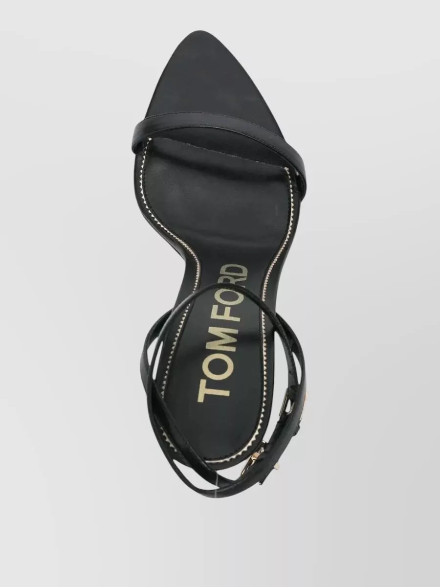 Tom Ford Leather Ankle-Strap Sandals
