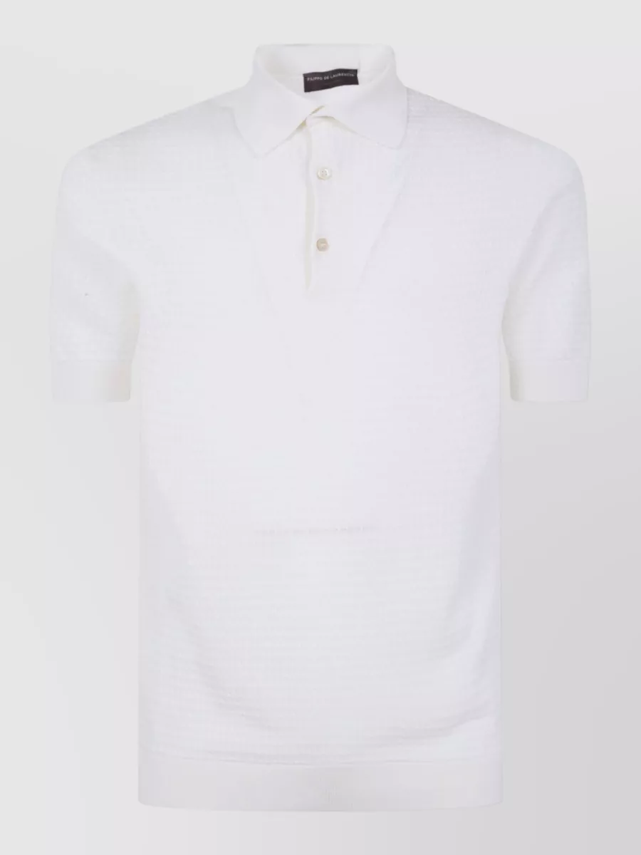 Filippo De Laurentis cotton short-sleeve polo shirt
