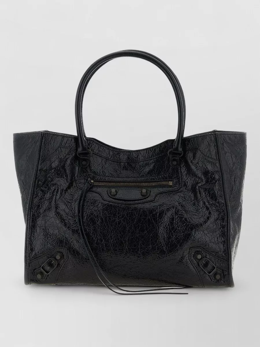 Balenciaga le city small leather tote bag