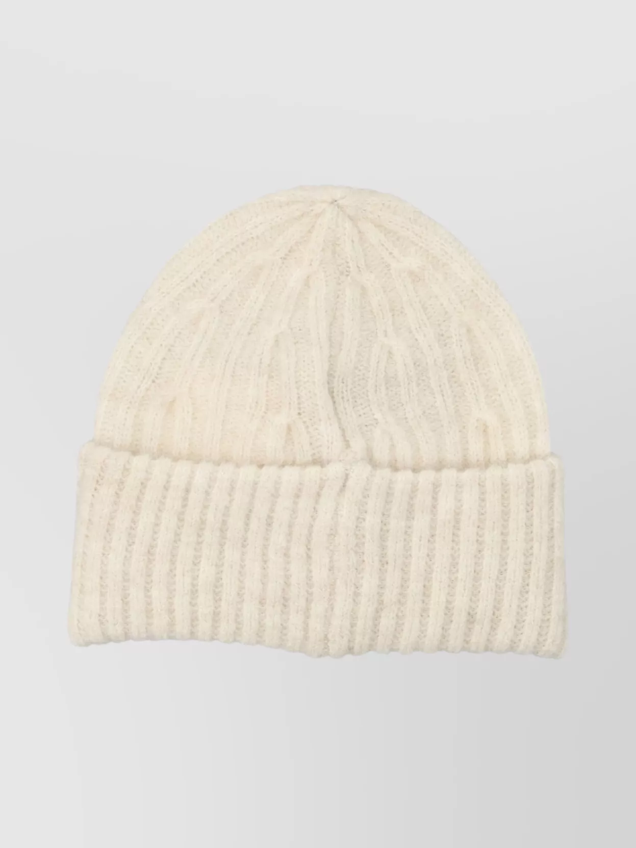 American Vintage Textured Knit Beanie Folded Cuff