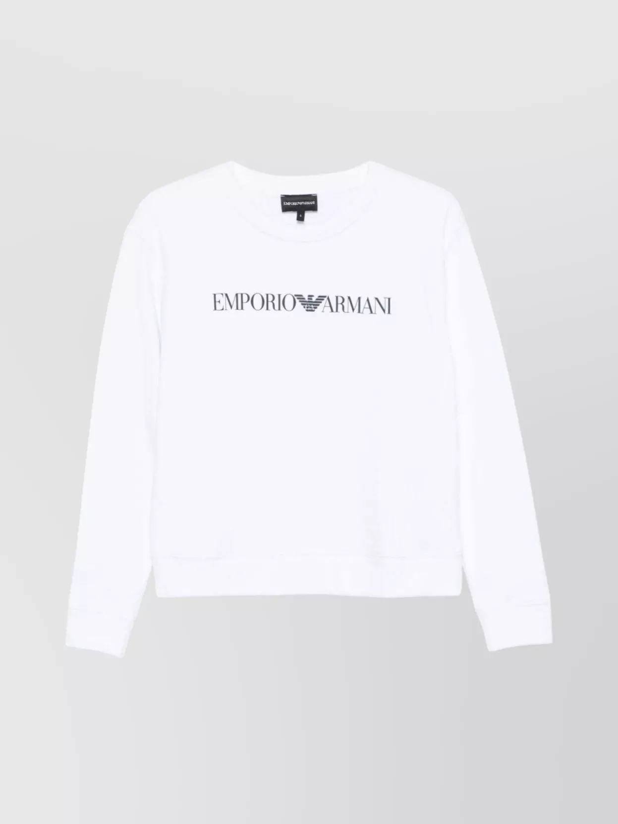 Emporio Armani Organic Cotton Crew Neck Sweatshirt